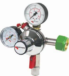 1403 na CO2 0-10/7 bar RV 1403 jednovývodový redukční ventil na CO2 0-10/7 bar s jedním vývodem se šroubením 3/4 PREMIUM PLUS Redukční ventily s