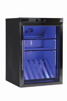 TC 400WAN - Vinotéka 595 x 625 x 1846 mm Brutto objem: 400 l Příkon: 180 W Teplotní rozpětí: +6... +13 C Spotřeba el.