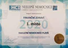 První místo za finanční zdraví Covidový rok 2020 byl velice finančně náročný pro mnohá odvětví. Jak se s ním vyrovnala FN Plzeň? Rok 2020 byl turbulentní také pro zdravotnictví.