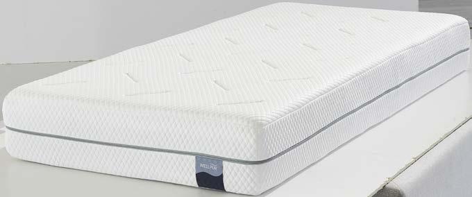 Matrace je rozdělaná do 7 zón komfortu. Profilovaná strana pro lepší ventilaci.