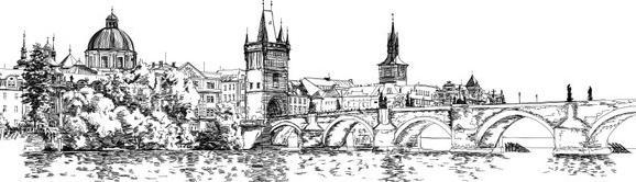 dal postavit chrám svatého Víta, oba břehy Vltavy spojil kamenným mostem (Karlův most), dal postavit