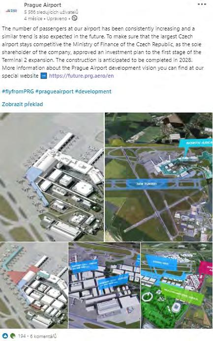 Rozvoj letiště rovněž povede k optimalizaci výnosů z leteckého a neleteckého obchodu a ke zvýšení jeho atraktivity pro cestující a uživatele infrastruktury.