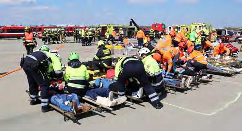 V roce 2019 jsme zorganizovali tyto akce na zvýšení bezpečnosti: 4 5 6 Aircraft EVAC 2019 V polovině dubna jsme zorganizovali společné cvičení bezpečnostních a provozních složek Letiště Praha a
