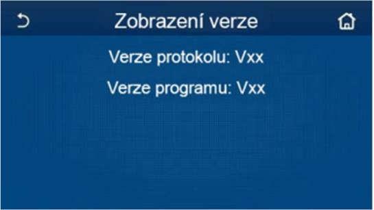 možné prohlížet záznamy poruch. Seznam poruch může obsahovat až 20 záznamů poruch. U každé poruchy se zobrazuje označení a čas vzniku.