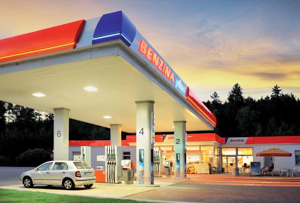 73 Čerpací stanice Benzina plus v Rynolticích. čerpacích stanicích jsou nově zřizovány i velké restaurace s obsluhujícím personálem.