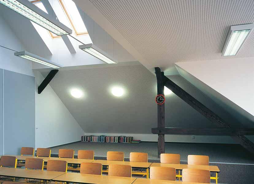 39 Základní škola Matice školské, České Budějovice RIGITONE R 8/18 Activ Air * Climafit Základní vlastnosti desek Rigitone R 8/18 Rozměry desky (š x d x tl.