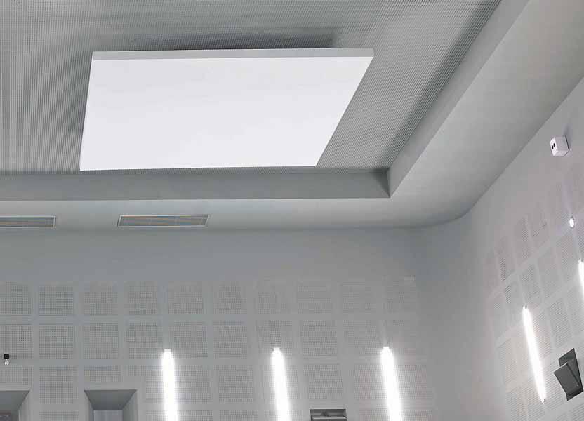 49 Kulturní středisko Sirka, Sušice RIGITONE 12/25 Q Activ Air * Climafit Základní vlastnosti desek Rigitone 12/25 Q Rozměry desky (š x d x tl.