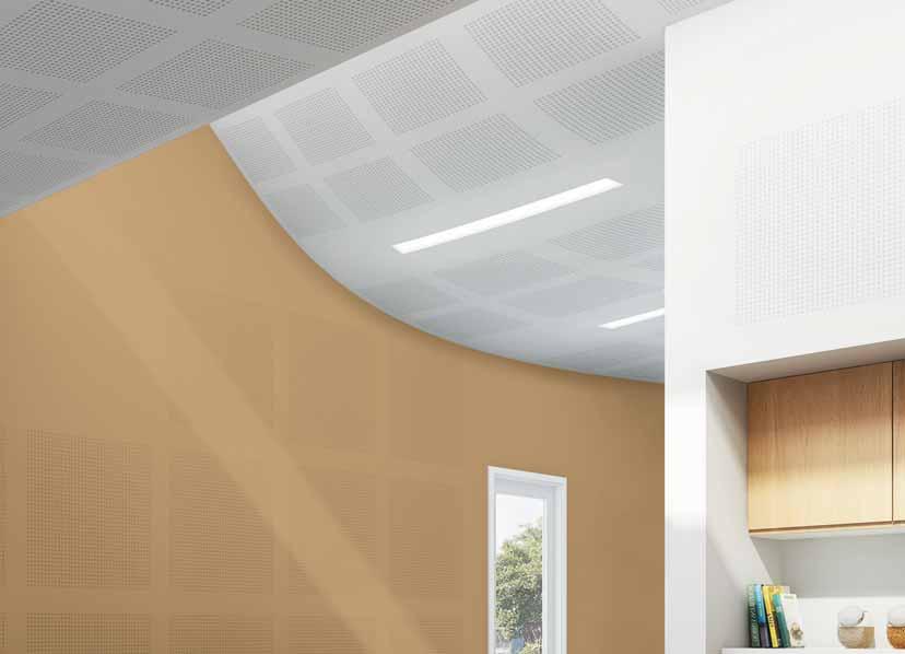 71 GYPTONE BIG CURVE SIXTO 63 Základní vlastnosti desek Gyptone BIG Curve Sixto 63 Umístění a velikost perforací Rozměry desky (š x d x tl.
