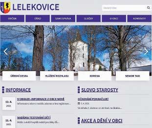 LELEKOVICE ZPRAVODAJ OBCE květen červen 2021 www.lelekovice.cz I NFORMACE Z OBCE V NOVÉM A JINAK Jarmila Gladišová Vážení spoluobčané, dostává se Vám do rukou první číslo zpravodaje v novém kabátě.