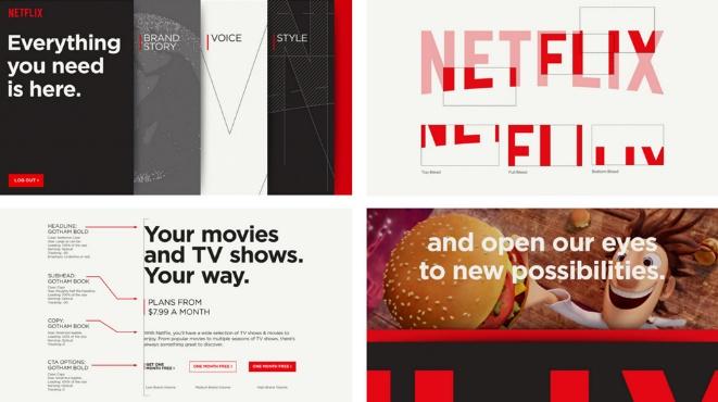 6.1.2 Netflix V roce 2016 se Nextlix rozhodl provést Rebrand, který dostalo za úkol Newyorské studio Gretel. Původní logo z roku 2014 nebylo součástí.