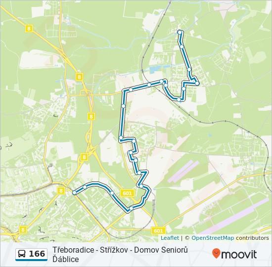 Pokyny: Střížkov 21 zastávek ZOBRAZIT JÍZDNÍ ŘÁD LINKY Třeboradice Bělomlýnská, Czech Republic Králova U Bílého Mlýnku (B) Bělomlýnská 433/41, Čakovice 166 autobus jízdní řády Střížkov jízdní řád