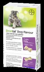 Veterinární přípravky -20 Kč Dehinel Plus Flavour tablety pro psy 2 tbl.