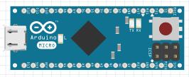 UTB ve Zlíně, Fakulta aplikované informatiky 17 2.1.4 Nano Arduino nano vypadá jako Mini na nožičkách.