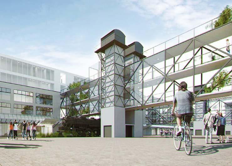 Fokus Parková čtvrť Plánované pásy zeleně procházejí podélně celým územím Už letos by mohla společnost Central Group začít stavět na severní straně areálu u Basilejského náměstí, kde plánuje