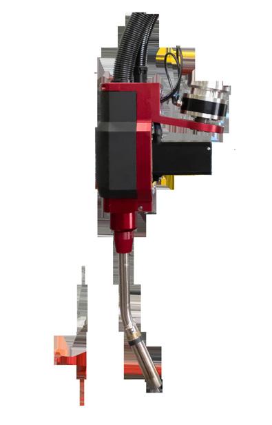 Tento koncept spočívá v tom, že u tohoto svařovacího robota je jak kontroler robota, tak svařovací zdroj řízen jedním procesorem.
