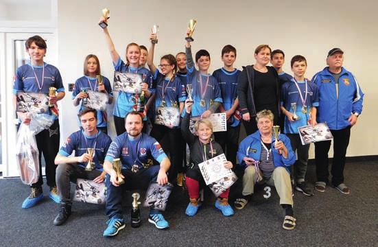Licková, J. Puhlovský, S. Špaček, J. Novák. Na druhou příčku dosáhli: K. Valenta, F. Jozíf, M. Müllerová. Samozřejmě i ostatní naši závodníci se snažili o co nejlepší výkony.