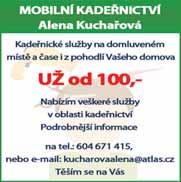 .. Vladimír Franz Petr SOLDÁN, Prostějov Výherce získává: DÁRKOVÝ POUKAZ v hodnotě 400 Kč na služby studia.