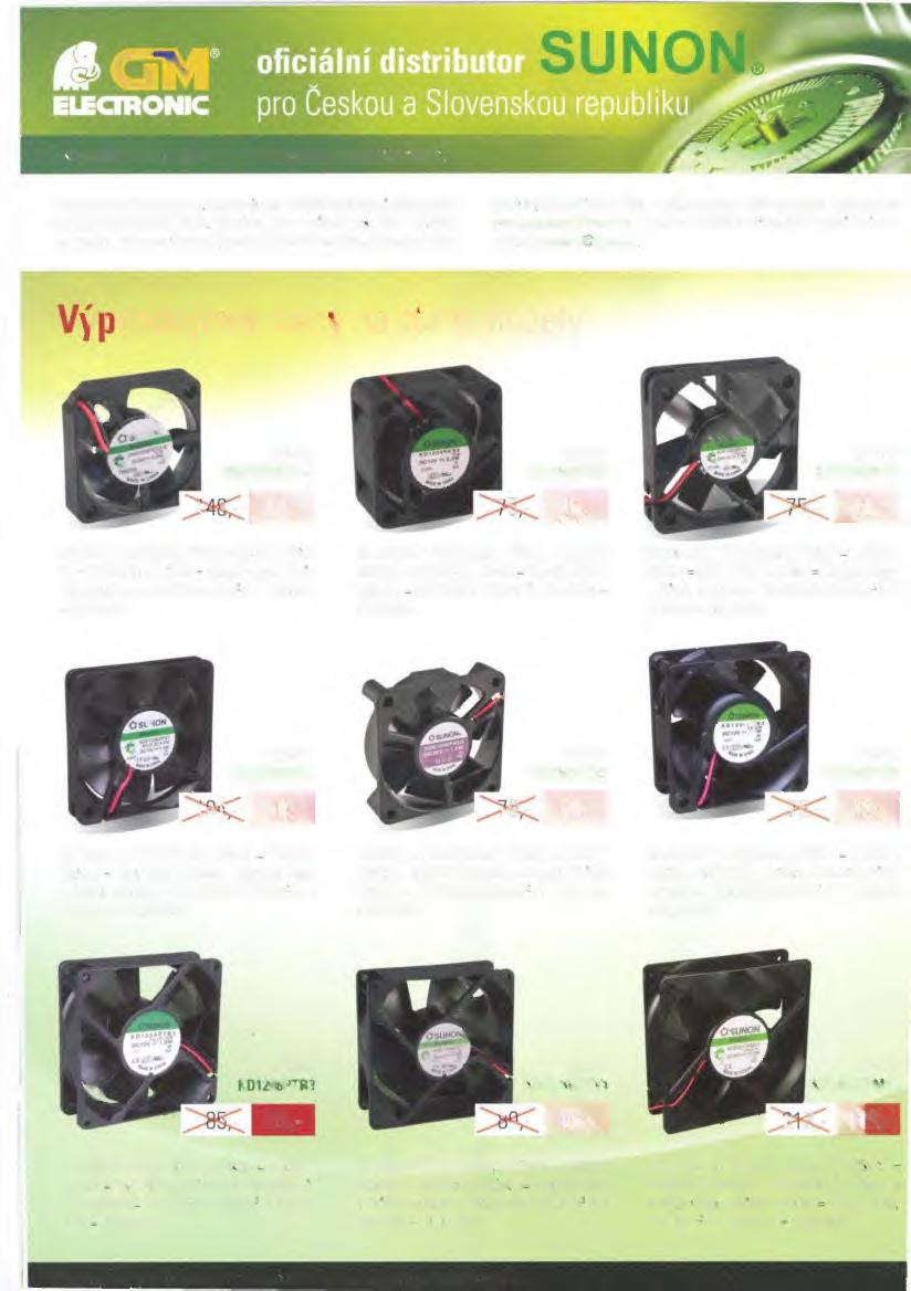 oficiální distributor ELECIRONIC pro Českou a Slovenskou republiku Akce platí od 1.1. do 31. 1. 2012 nebo do vyprodání zásob.