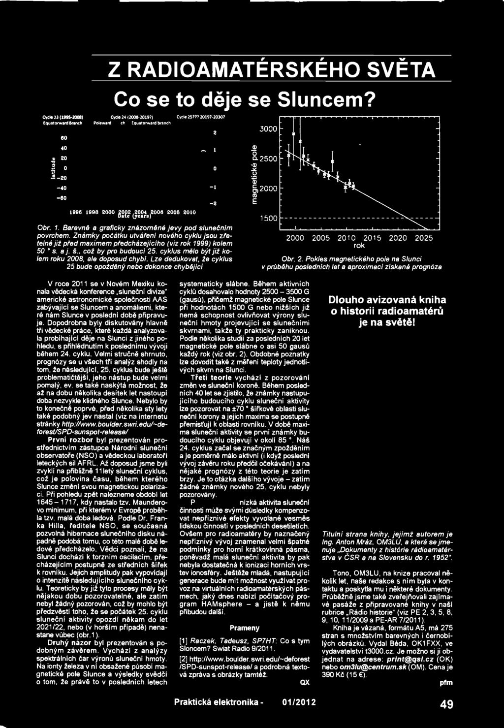 divize" americké astronomické společnosti AAS zabývající se Sluncem a anomáliemi, které nám Slunce v poslední době připravuje.
