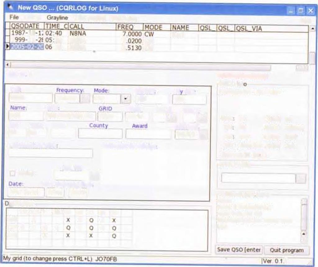Počítač v ham-shacku XLIV CQRLOG - nový staniční deník Co CQRLOG umí? (Pokračování) Fde DXCC Grayhne TRX control DXCluster Qs DATE ITImE IFREQ 1MODE!