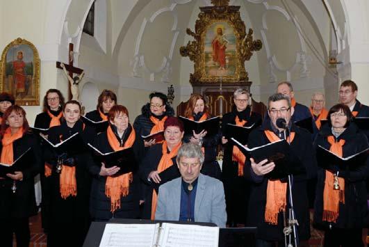 Ten od srpna 2018, kdy náhle zemřel Karel Horňák, vede dr. Josef Šebesta. A že se pod jeho vedením sboru dobře a s radostí zpívá, bylo znát, publikum si koncert velmi pochvalovalo.