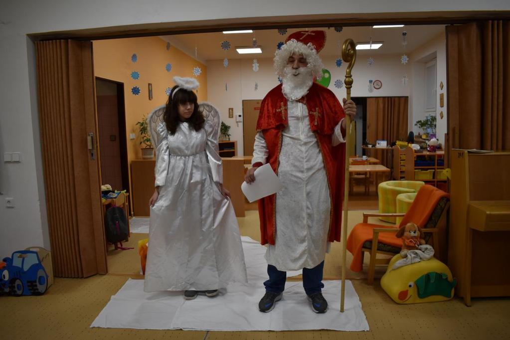 6.12.2019 do naší MŠ přišel Mikuláš.