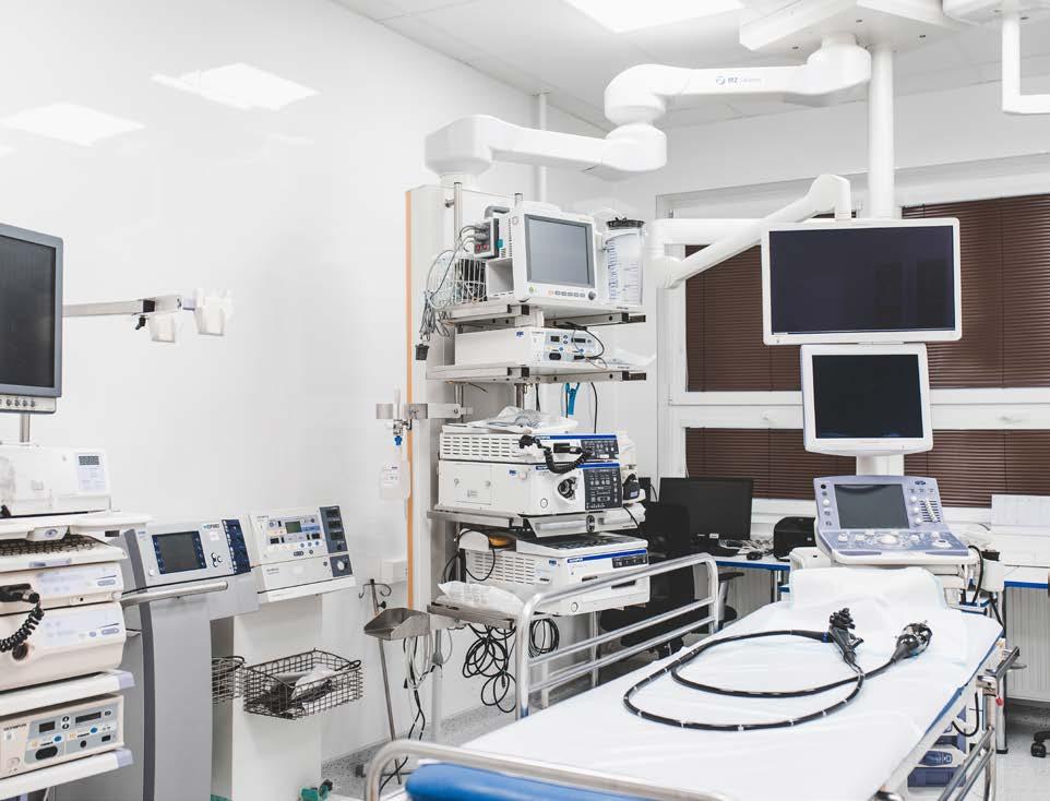 Naší snahou bylo zefektivnit řešení jednotlivých stavů nemoci na půdě gastroenterologie, vybavené specialisty, digestivní endoskopií a moderními léčebnými modalitami, jako je například