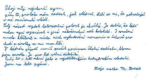 ŠKOLY INFORMUJÍ DOPIS Z MINULOSTI Vposledních dubnových dnech se žáci z 5. A a z 5. D stali autory neobvyklých dopisů.