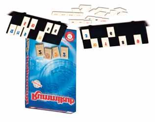 Hra je vhodná pro děti od 8 let. Rozměry krabice: 23,4 x 24,1 x 4,8 cm. EM521665 599,- 479,- RUMMIKUB MINI Zábavná hra pro celou rodinu. Kdo myslí logicky, vyhrává!