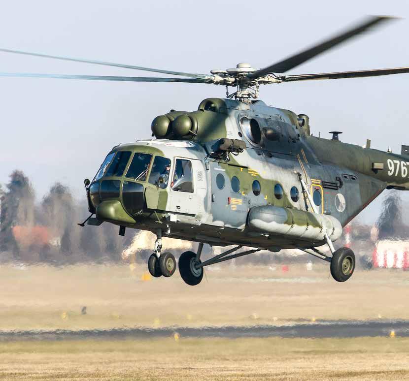 36 Modernizované vrtulníky pro jednotku speciálních vzdušných operací Nejvybavenější Mi-171Š na světě Státní podnik LOM Praha dokončil další etapu modernizace vrtulníků Mi-171ŠM určených pro jednotku