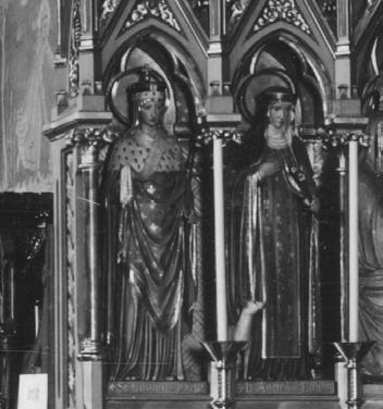 Z archivu Emauzského kláštera A součástí nové podoby interiéru kostela bylo i několik vyobrazení sv. Ludmily. Socha sv. Ludmily byla součástí sochařské výzdoby novogotického bočního oltáře sv.