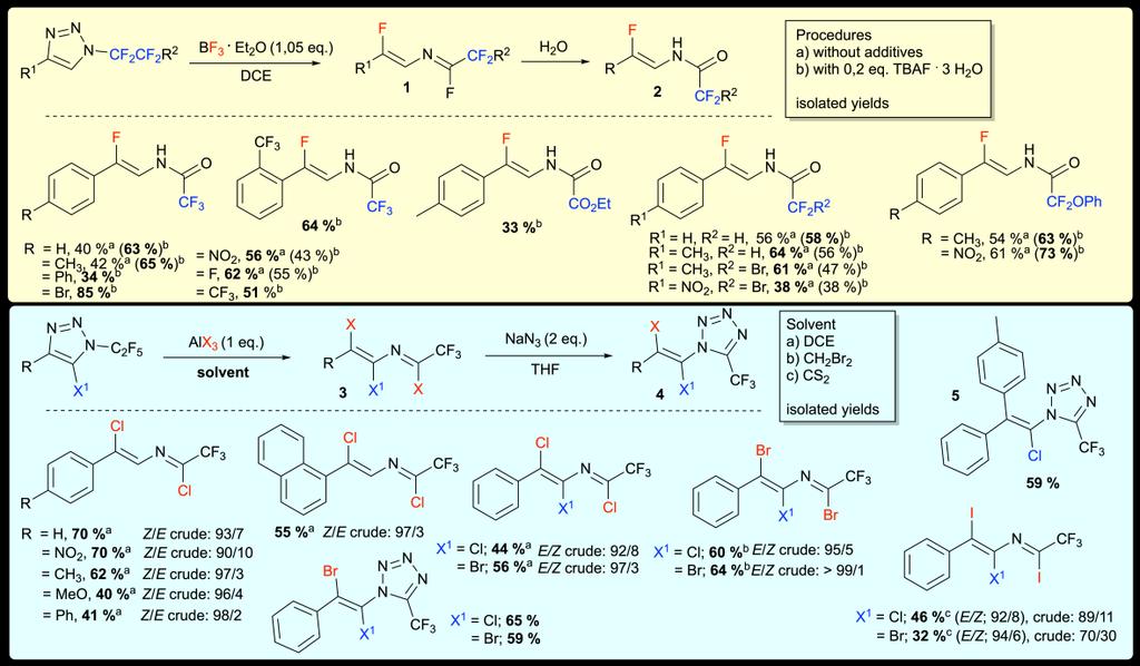 Preparation of N-vinyl substituted imidoylhalides from N-fluoroalkylated-1,2,3-triazoles Bc. Lukáš Janecký (M2) Školitel: prof. Ing. Jaroslav Kvíčala, CSc.