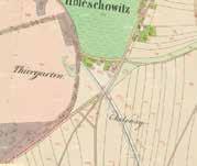 Pouze na severu byla historická obec Holešovice (1) ( nyní prostor Wolf Prefa a nádraží Holešovice) a na jihu rybářská osada ubny (2)(nyní