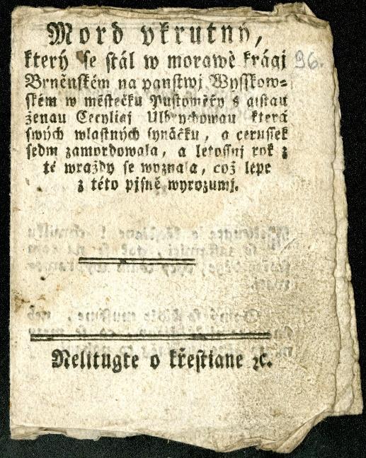 Blízká i nebezpečná. Krajina a cestování v kramářských tiscích V kontrastu s relativním bezpečím blízkého okolí je odlehlá krajina neznámá a nebezpečná.