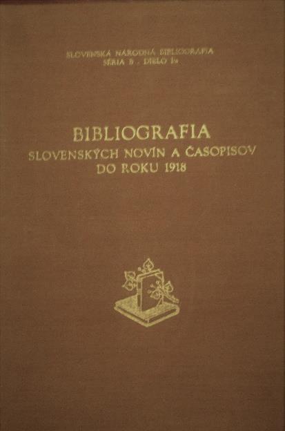 Cesta retrospektívnej bibliografie v Štátnej vedeckej knižnici v Košiciach Obr. č.