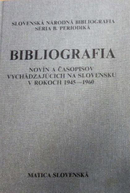 Na pracovisku sa ukončili excerpčné práce pre pripravované tematické bibliografie, ktoré mali byť čiastkovými výstupmi rozpisového radu Bibliografia článkov zo slovenských novín a časopisov 1901 1918