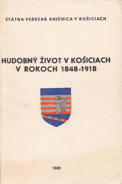 Cesta retrospektívnej bibliografie v Štátnej vedeckej knižnici v Košiciach historiografia na východnom Slovensku v rokoch 1901 1918. Pod vedením M. Mihókovej vznikla v 80-tych rokoch 20.