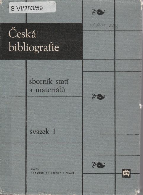 Jaroslav Kunc, zakladatel české článkové bibliografie časopisů Knihovna, Knihovník a Bibliografický časopis, členem Čs.