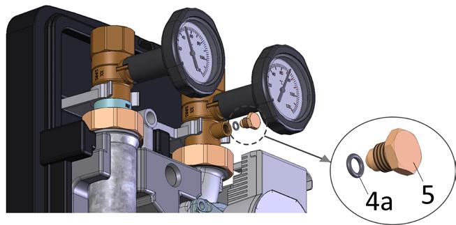 . Pro měřič 3/4 s konstrukční délkou 110 mm jsou k dodávce připojeny dvě redukce 1 AG x 3/4 IG s plochým těsněním. Ty se namontují na měřič.