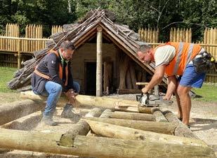 Realizaci zakázky komplikoval souběžně probíhající průzkum Archeologického ústavu Akademie věd České republiky z Brna, přesto stavaři dokončili dílo v