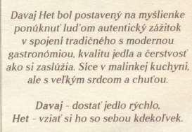 Obr. č. 20 Pri porovnaní podoby hamburgera pod názvom Beszterczebánya burger z hlavného ponukového panelu (obr. č. 16 d) s podobou uvedenou v novinách (obr. č. 21) je zaujímavosťou, že slovo Beszterczebánya je zapísané v úvodzovkách.