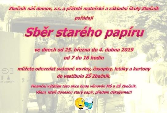 ČINNOST A AKTIVITY SPOLKU V ROCE 2019 HERNÍ KLUB V pátek 25. ledna uspořádal spolek Zbečník náš domov, z.s. v rámci herního klubu Na vlně další hrací odpoledne pro veřejnost ve školní jídelně ZŠ Zbečník.