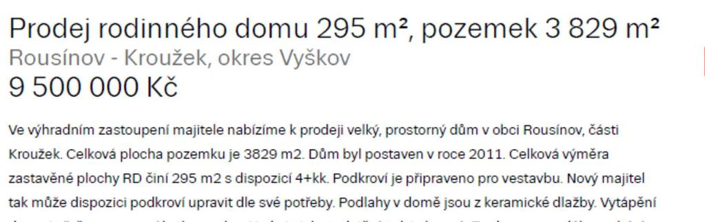 obci Rousínov- Kroužek.