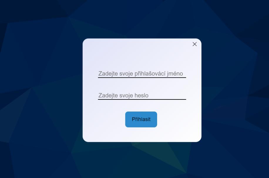 Responzivita poté zajištuje přizpůsobení a správné zobrazení stránky na zařízení s různým rozlišením. Základy některých grafických prvků webové aplikace jako modalní okno obr.
