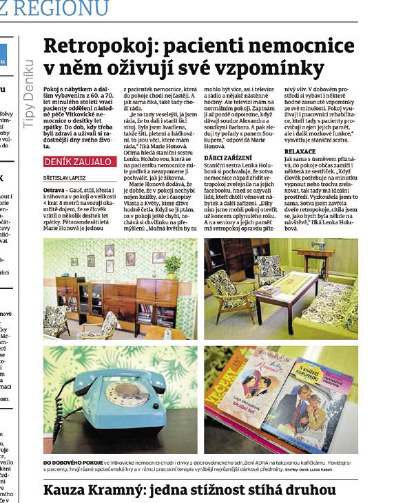 ROČNÍK 13 ČÍSLO 2 DUBEN 2019 skopické věže, díky níž bude nyní vyšetření dýchacích cest pro pacienty šetrnější. Věž má dva bronchoskopy: diagnostický a terapeutický.