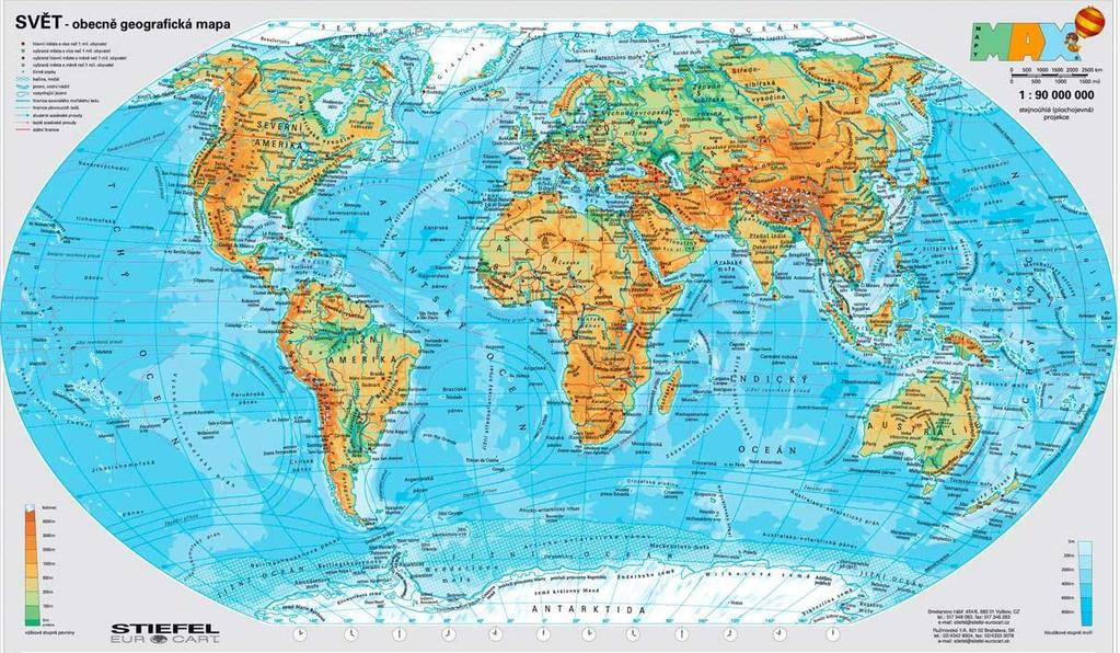 Mapy s topografickým