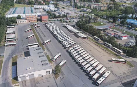 O den dříve naposledy vyjely na své linky autobusy z garáží na ulici Grmelově a po skončení služby již odjížděly do Slatiny, do areálu nové vozovny.