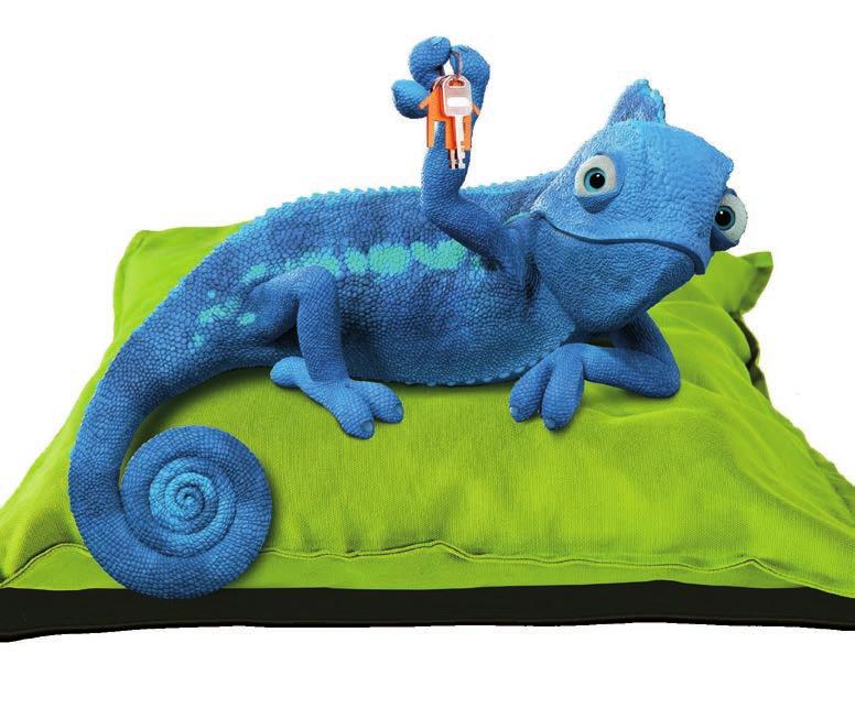 Logo JEDNIČKA V BYDLENÍ v u Logotyp JEDNIČKA V BYDLENÍ je vždy umístěn za chameleonem (pokud je součástí vizuálu) a dbáme na to, aby textová část logotypu nebyla chameleonem zakrytá,