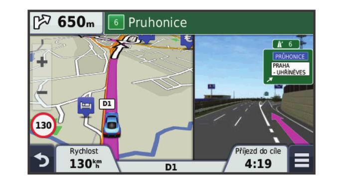 Nastavení simulované pozice Jste-li v interiéru nebo nepřijímáte satelitní signály, můžete pro nastavení simulované pozice použít systém GPS. 1 Zvolte možnost Nastavení > Navigace > Simulátor GPS.