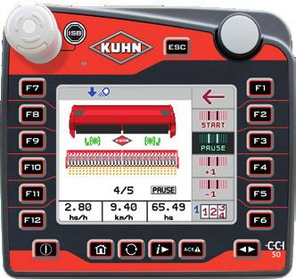 SITERA 3010 3020 3030 KUHN ISOBUS Tento AEF certifikovaný terminál je mistr ve všestrannosti s barevnou, dotykovou obrazovkou o úhlopříčce 1.2 cm (5 6 ).